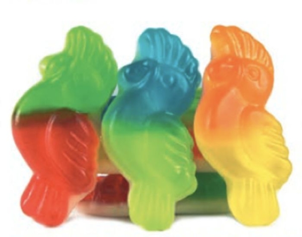 BOLSA LOROS SURTIDOS BRILLO, 250und BURMAR