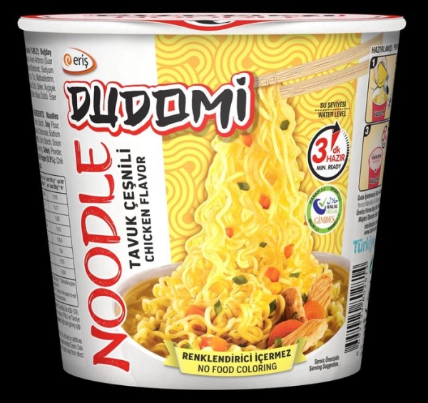 DUDOMI NOODLE POLLO 60gr, 24und