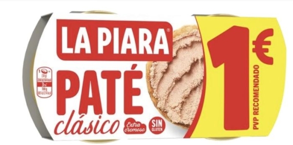 PATE 2x75gr, 8und