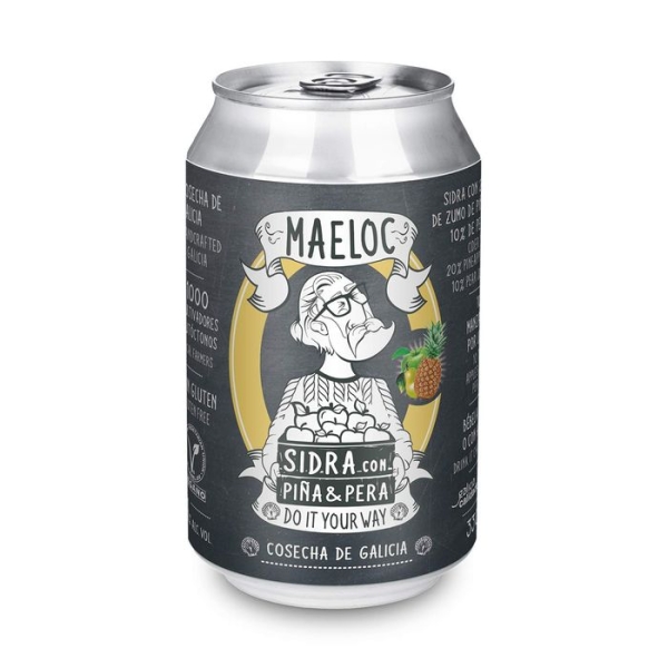 SIDRA MAELOC PIÑA-PERA LATA 33cl (12und)