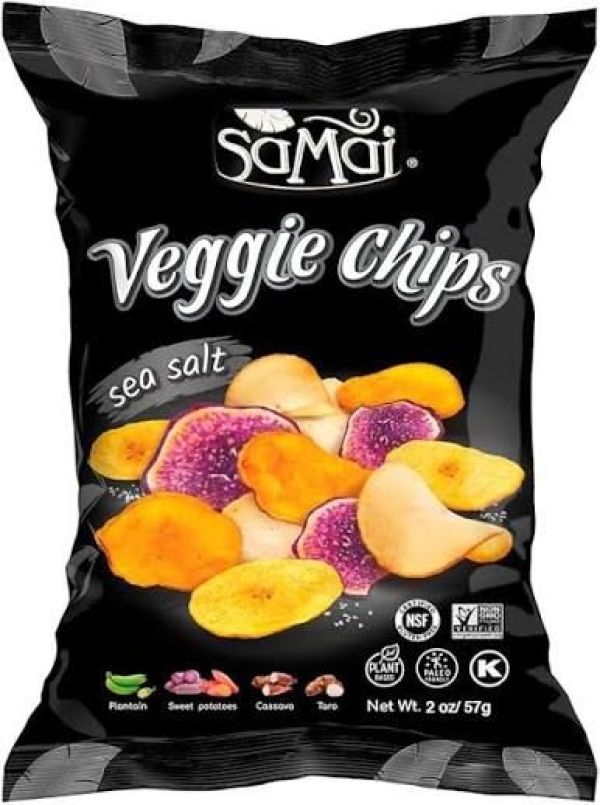 SAMAI VEGGIE CHIPS SAL 75gr, 15und