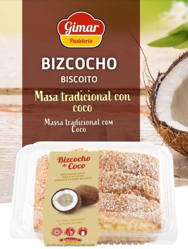 BIZCOCHO COCO 360gr, 4und